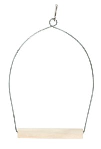 Huśtawka z drewnianą żerdzią dla ptaków, 10 x 20 cm, Kerbl