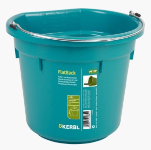 Wiadro FlatBack, 20 l, turkusowy, Kerbl