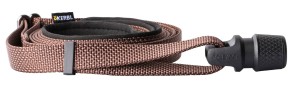 Smycz taśmowa GoLeyGo z adapterem, brązowa, 20mm x 140-200cm, roz. M, max. 60kg, Kerbl
