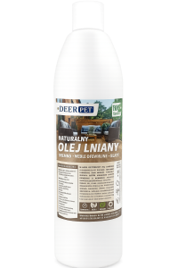 Olej lniany impregnat do drewna 1000 ml DEER PET 