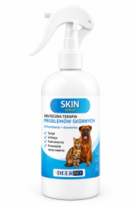 Skin spray do skóry ze stanem zapalnym dla psa kota 500 ml DEER PET